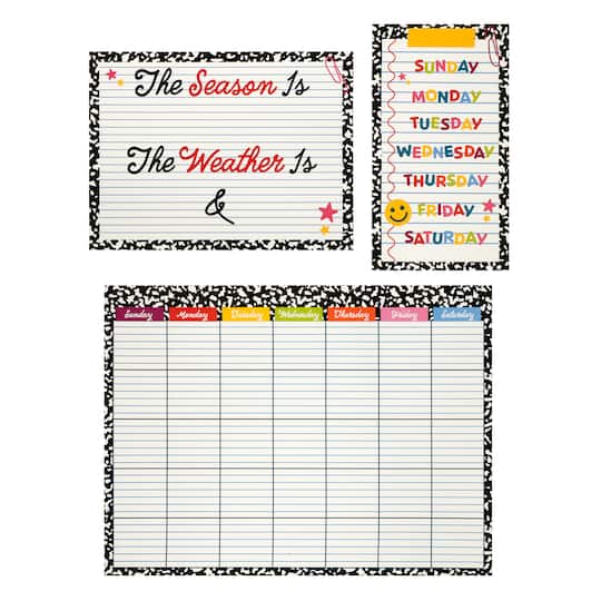 Class Rules! Dry Erase Calendar Kit by B2C